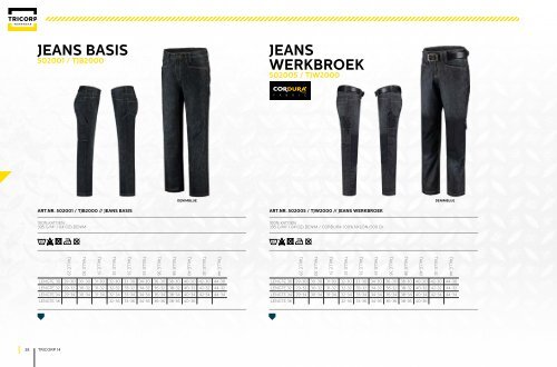 tricorp-catalogus-2018 NOG VERWERKEN