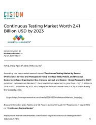 Continuous Testing Market pdf