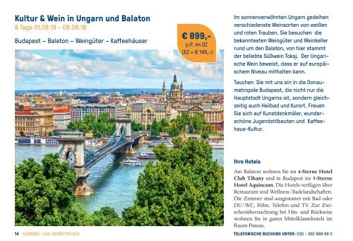 Sommer- und Herbstreisen Berlin Express 2018