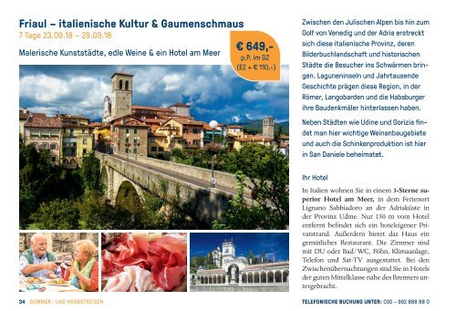 Sommer- und Herbstreisen Berlin Express 2018