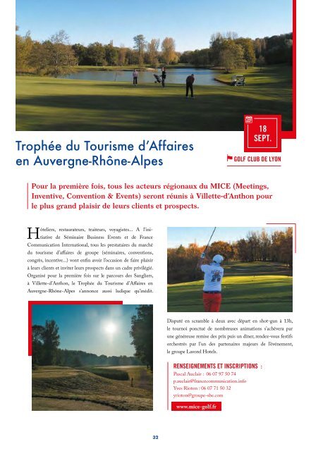 Golfs des Alpes 2018