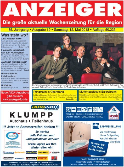 Anzeiger Ausgabe 1918