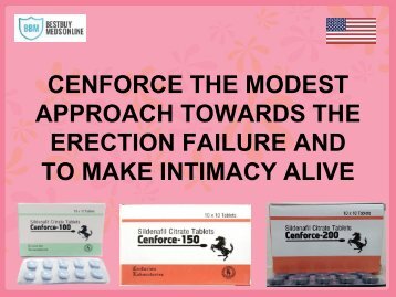 CENFORCE THE MODEST APPROACH TOWARDS THE ERECTION FAILURE AND TO MAKE INTIMACY ALIVE