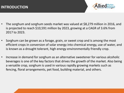 Sorghum &amp; Sorghum Seeds