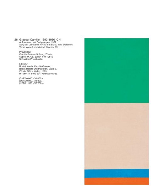 Kunst Auktion 29. - 30. Mai 2017, Germann Auktionshaus, Zürich