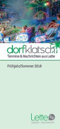 dorfklatsch - Frühjahr/Sommer 2018