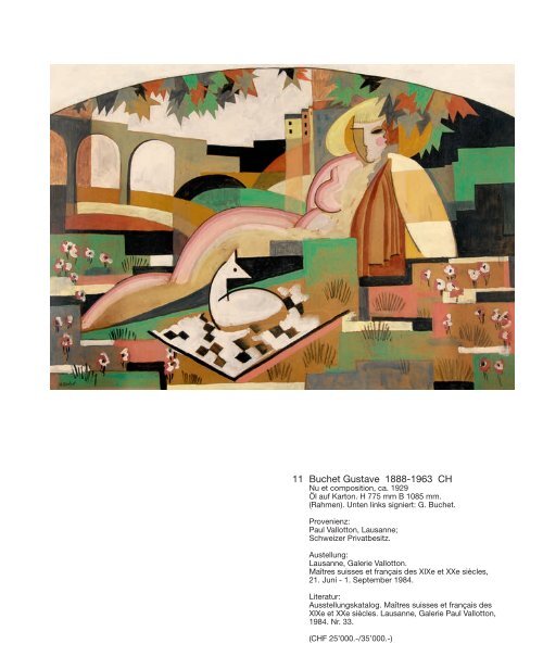 Kunst Auktion 8. - 10. Juni 2015, Germann Auktionshaus, Zürich