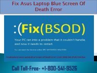 Fix Asus Laptop Blue Screen Of Death Error