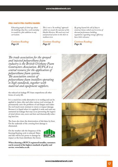 Insulate - The Essential Insulation Magazine - May 2018 