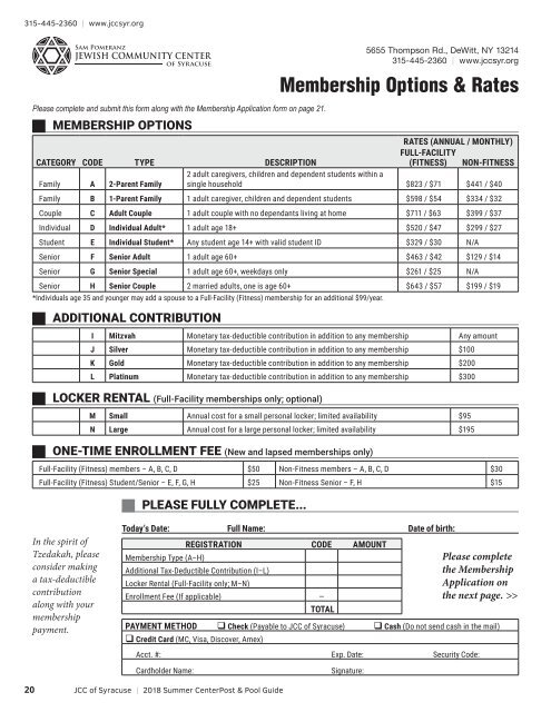 2018 Pool Guide and Summer CenterPost