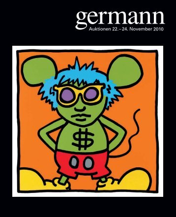 Kunst Auktion 22. - 24. November 2010, Germann Auktionshaus, Zürich