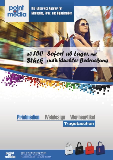 Tragetaschen-Prospekt 2018 komplett - point of media Verlag