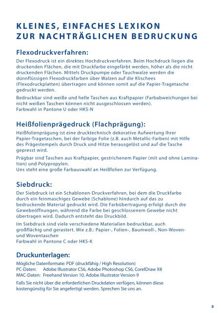 Tragetaschen-Prospekt 2018 komplett - point of media Verlag