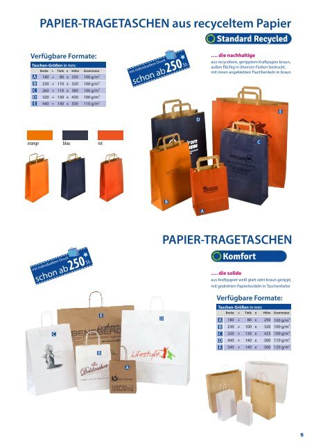 Tragetaschen-Prospekt 2018 komplett - point of media Verlag