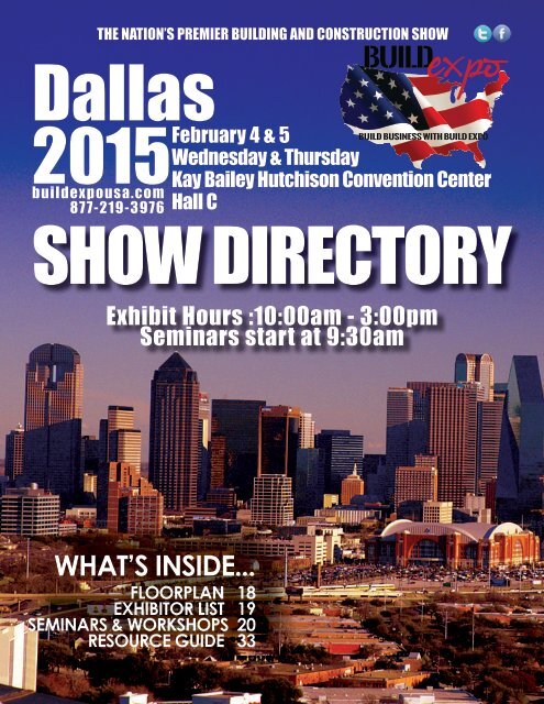 Dallas 2015 Build Expo Show Directory