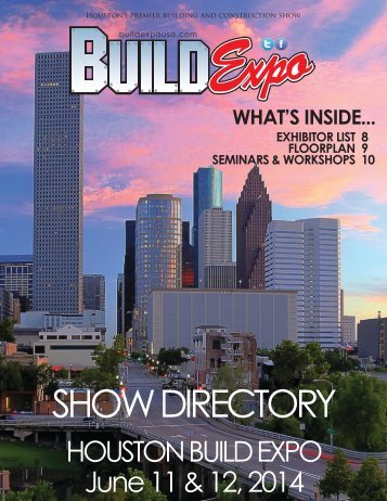 Houston 2014 Build Expo Show Directory