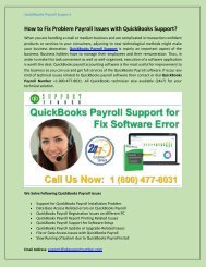 How to Fix Problem Payroll Issues with QuickBooks Support?