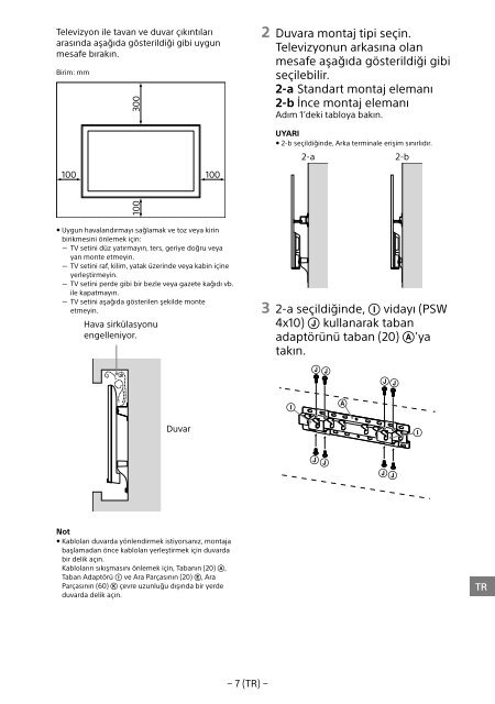 Sony KDL-55W829B - KDL-55W829B Informations d'installation du support de fixation murale N&eacute;erlandais