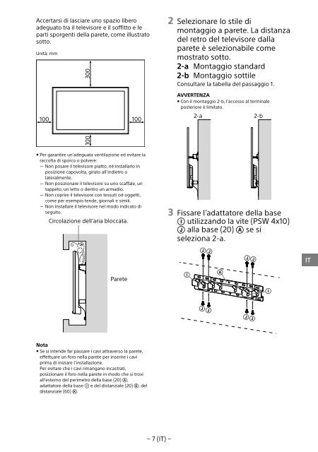 Sony KDL-55W829B - KDL-55W829B Informations d'installation du support de fixation murale N&eacute;erlandais