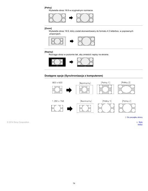 Sony KDL-55W829B - KDL-55W829B Manuel d'aide (version imprimable) Polonais