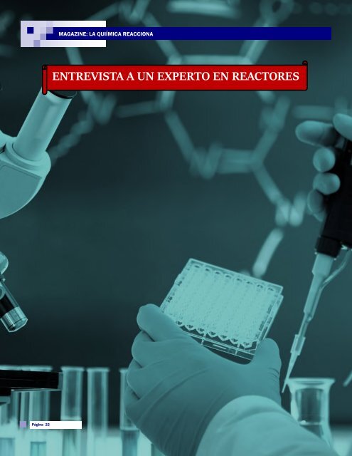 MAGAZINE-LA QUIMICA REACCIONA