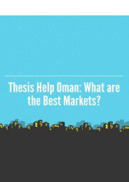 Thesis Help Oman_ What are the Best Markets