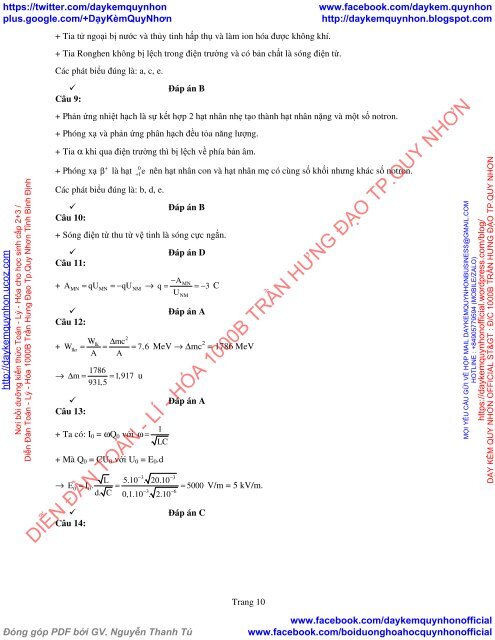 Bộ đề thi thử THPT QG 2018 Các môn TOÁN - LÍ - HÓA Các trường THPT Cả nước CÓ HƯỚNG DẪN GIẢI (Lần 23) [DC12052018]