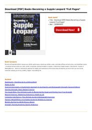 Becoming-a-Supple-Leopard