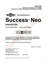 Lorsban 500 EC Insecticide label - Pest Genie