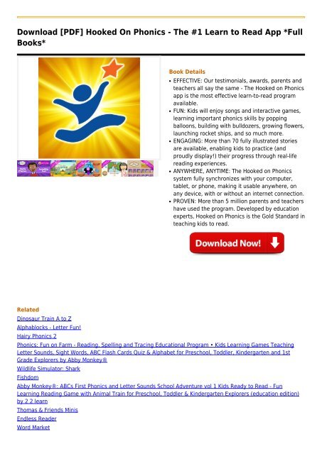Download the App – Hooked on Phonics