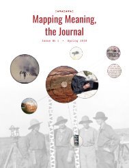 Mapping Meaning, the Journal (Issue No. 1)