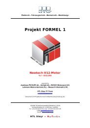 Projekt FORMEL 1 Neotech-V12-Motor - der HTL Steyr