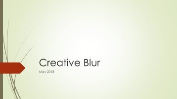 Creativite blur
