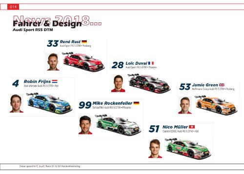 {have speed in f[ ]cus!} DTM 2018 - Race 01 und Race 02 Hockenheim