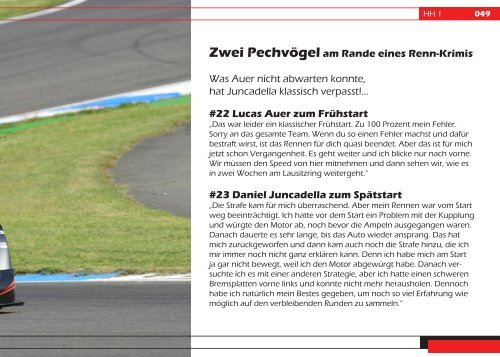{have speed in f[ ]cus!} DTM 2018 - Race 01 und Race 02 Hockenheim