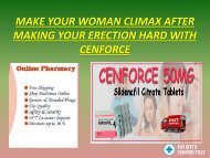 Add Romance And Sensuality To Your Lovemaking With Cenforce