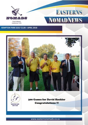 Easterns Nomads Monthly Magazine - Kempton Park - April 2018