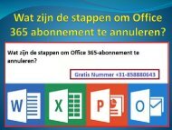 Wat zijn de stappen om Office 365 abonnement te annuleren