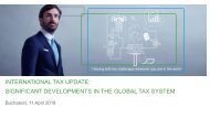 2. Int'l Tax Update Significant Developments in the Global Tax System - Andrew Seidler