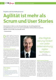 Agilität ist mehr als Scrum und User Stories