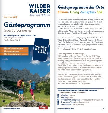 Gästeprogramm und GästeCard Info_Sommer_2018
