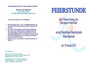 Programm - Staatliche Berufsschule Main-Spessart