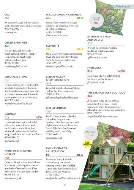 Showguide | MSF18 | Wealden Times Midsummer Fair 2018