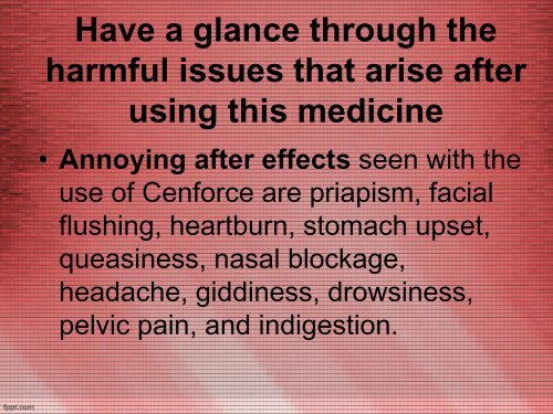 Retain your erection as stronger and sturdier with cenforce