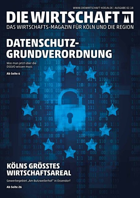 Die Wirtschaft Köln - Ausgabe 02 / 2018