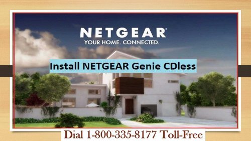18003358177 Install NETGEAR Genie CDless