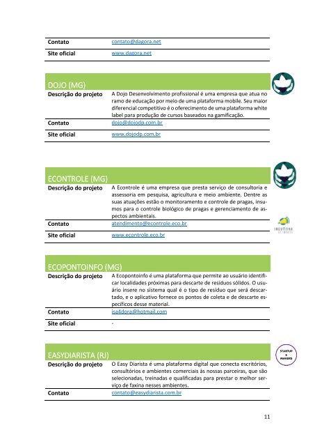 Revista - Startups de NISA [ATUALIZADA] 2