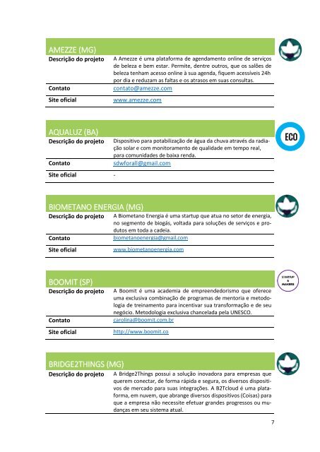 Revista - Startups de NISA [ATUALIZADA] 2