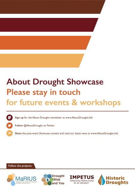 About Drought Showcase Review (Post-Event)