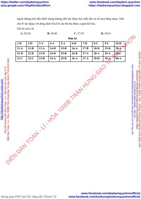 Bộ đề thi thử THPTQG năm 2018 - Môn Hóa học - GV Lê Phạm Thành - Phạm Thanh Tùng - Vũ Khắc Ngọc - Nguyễn Ngọc Anh - Lê Đăng Khương - 48 ĐỀ + ĐÁP ÁN